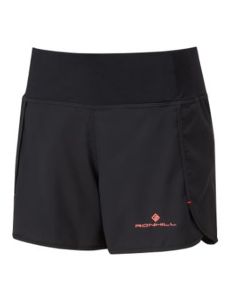 RonHill Stride Revive Short Black/Hot Coral